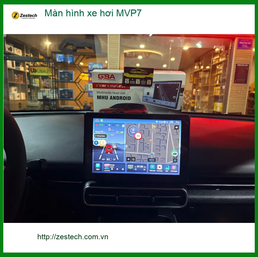 Chị Bích lắp Màn hình xe hơi MVP7 cho Camry tại Thủ Đức chính hãng ảnh thực tế 5