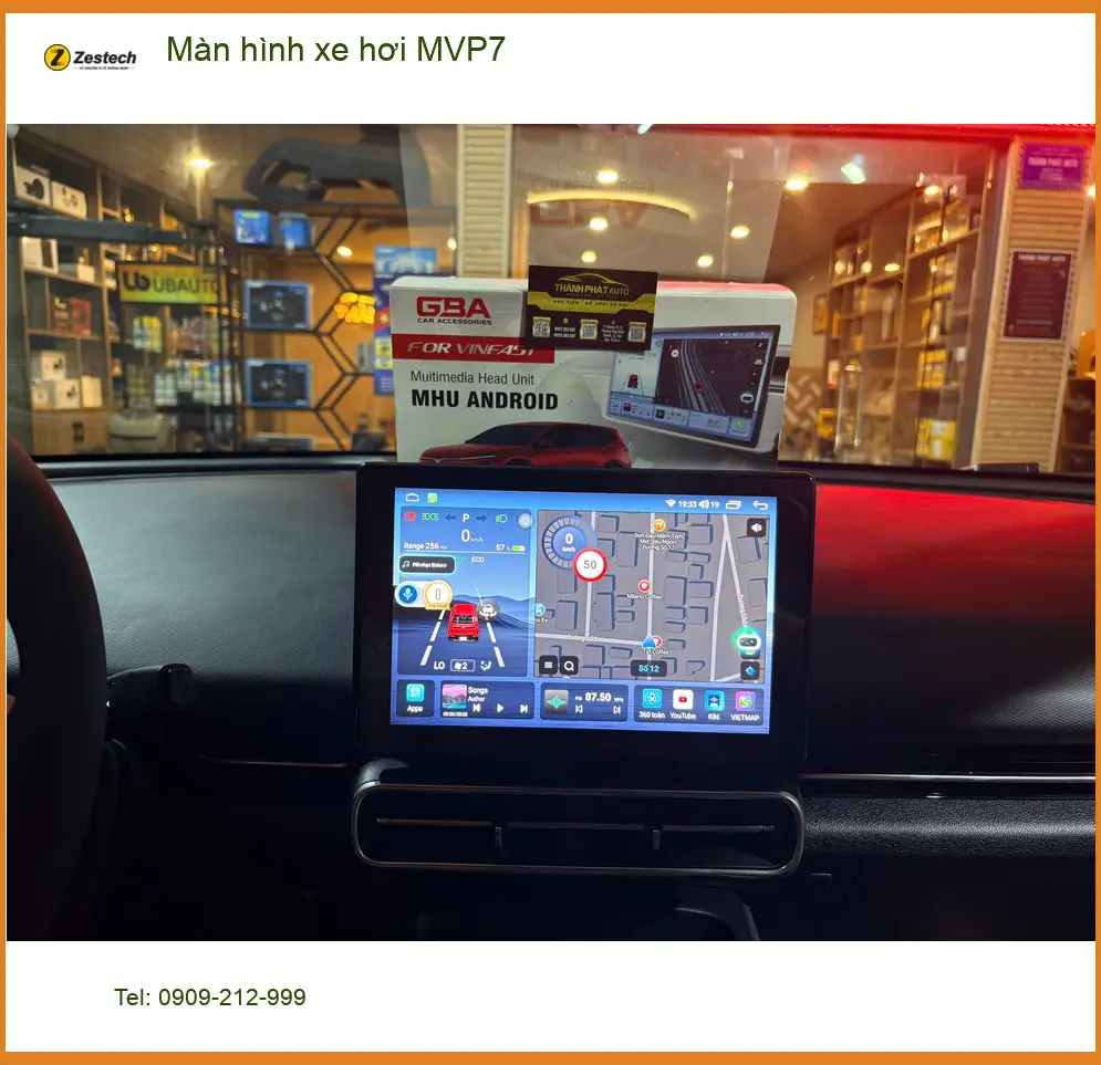 Anh Quang lắp màn hình xe hơi MVP7 cho Hyundai Creta tại Hóc Môn để nâng cấp trải nghiệm giải trí trên xe ảnh thực tế 2