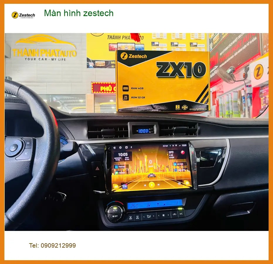 Anh Kiên lắp màn hình Zestech cho Honda CR-V tại Quận 1 để trải nghiệm công nghệ ảnh thực tế 3