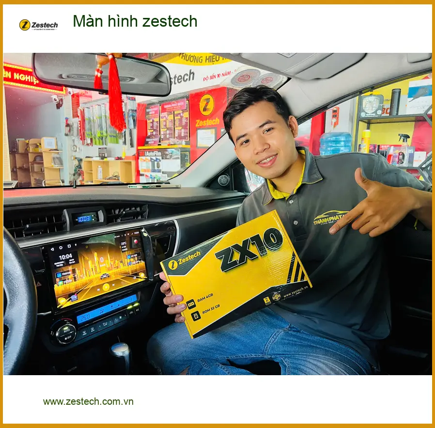 Anh Kiên lắp màn hình Zestech cho Honda CR-V tại Quận 1 để trải nghiệm công nghệ ảnh thực tế 4