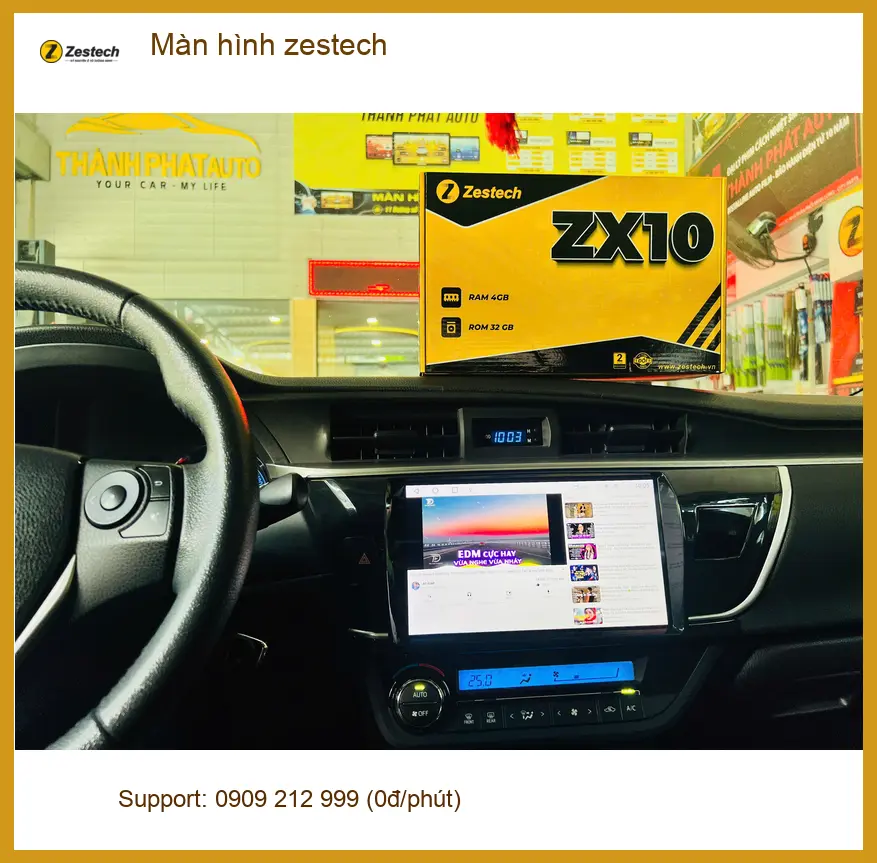Anh Kiên lắp màn hình Zestech cho Honda CR-V tại Quận 1 để trải nghiệm công nghệ ảnh thực tế 5