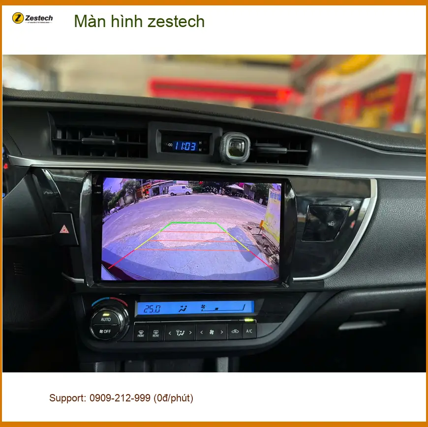 Anh Tùng lắp màn hình Zestech cho VinFast Lux A2.0 tại Quận Bình Tân ảnh thực tế 5