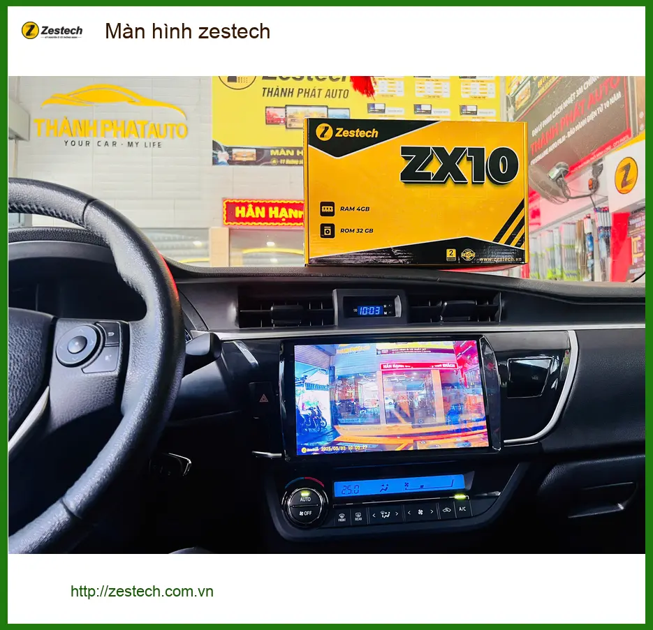 Anh Tấn nâng cấp màn hình Zestech cho Hyundai Creta tại Hóc Môn vì màn zin bị đơ, lag liên tục