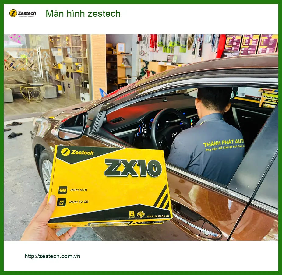 Anh Tấn nâng cấp màn hình Zestech cho Hyundai Creta tại Hóc Môn vì màn zin bị đơ, lag liên tục ảnh thực tế 3