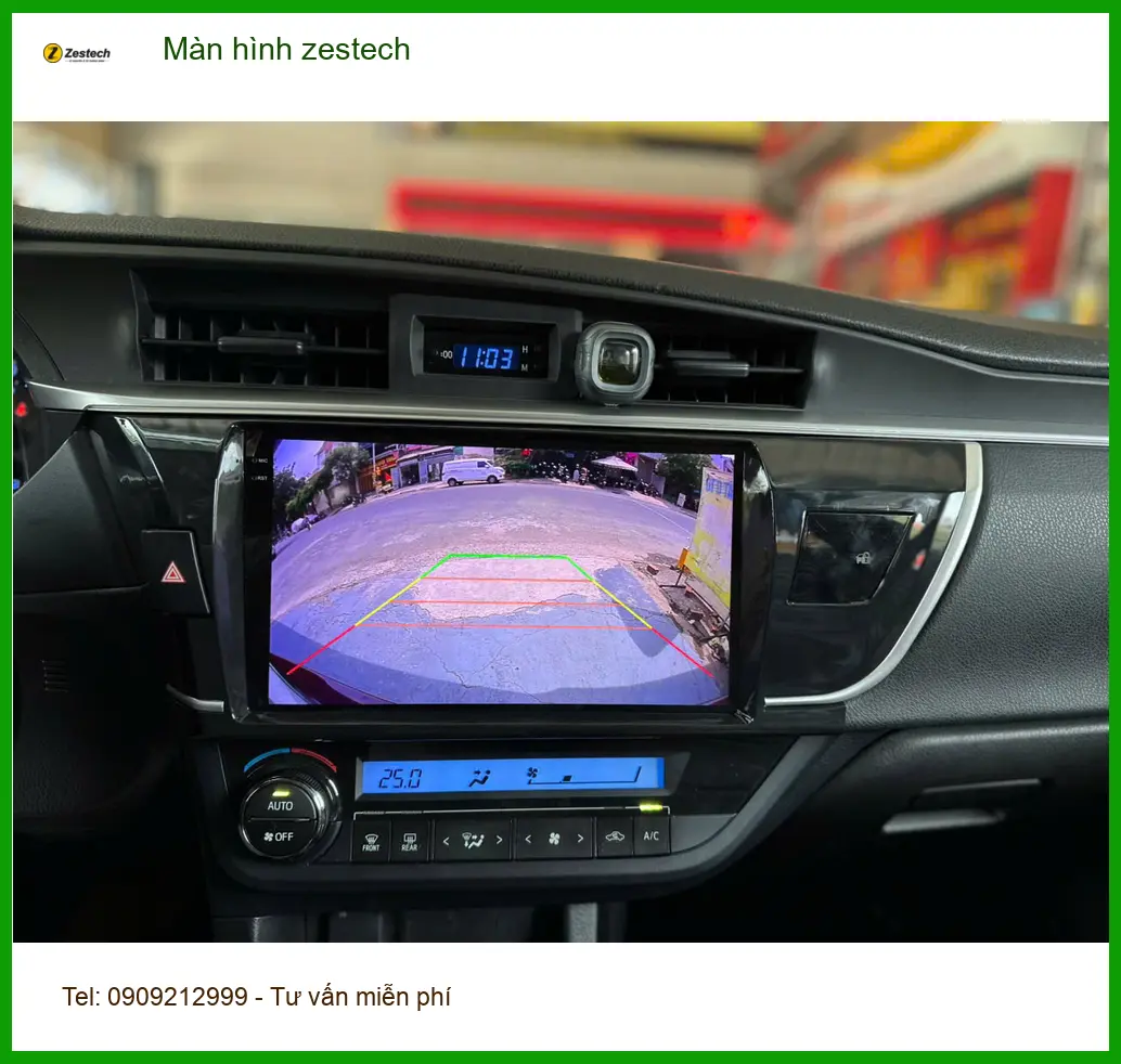 Anh Long lắp màn hình Zestech cho Toyota Raize tại Quận Tân Phú