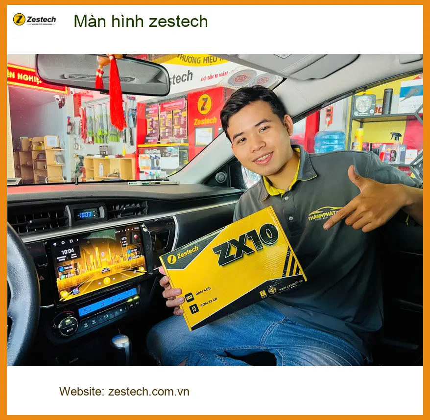 Anh Khang lắp màn hình Zestech cho Hyundai Creta ở Quận 6 vì màn hình zin hay giật lag ảnh thực tế 3