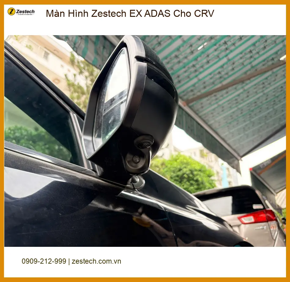 Anh Minh Honda CRV lắp Màn Hình Zestech EX ADAS tại Quận 3 để lái xe an toàn hơn ảnh thực tế 3