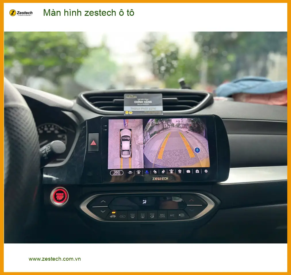 Anh Dũng lắp màn hình Zestech ô tô cho Honda Civic tại Quận 9 để tiện di chuyển