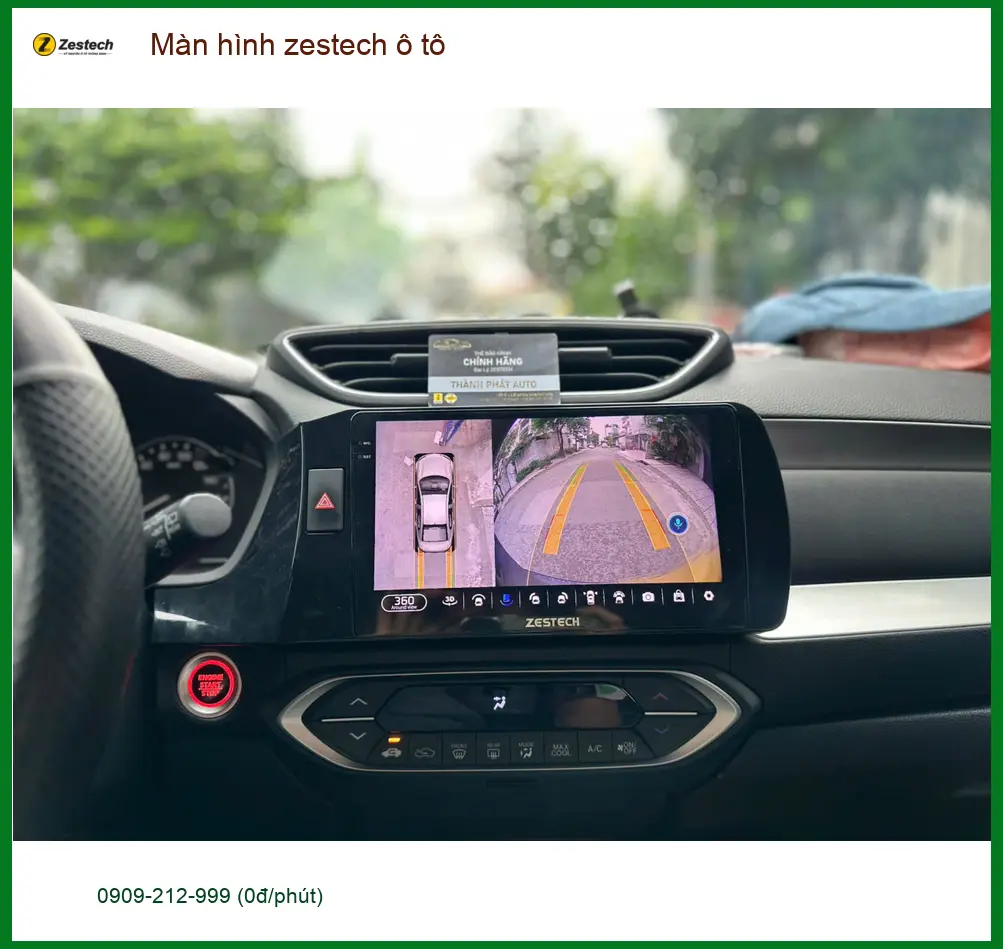 Anh Dũng lắp màn hình Zestech ô tô cho Honda Civic tại Quận 9 để tiện di chuyển ảnh thực tế 5