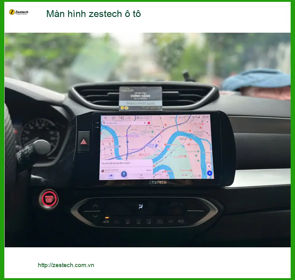 Chị Thảo nâng cấp Màn hình Zestech ô tô cho Hyundai Accent ở Quận Tân Bình