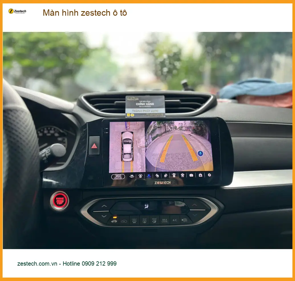 Chị Thảo nâng cấp Màn hình Zestech ô tô cho Hyundai Accent ở Quận Tân Bình ảnh thực tế 4