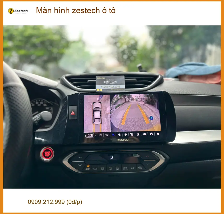 Chị Thùy Dương nâng cấp màn hình Zestech ô tô Honda CRV Bình Tân ảnh thực tế 3