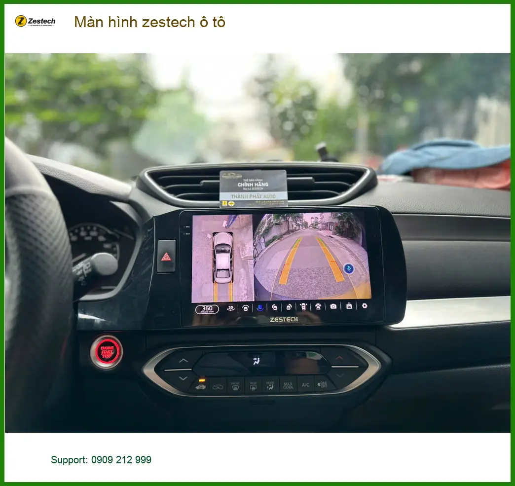 Anh Khải lắp màn hình Zestech ô tô cho Honda CRV tại Quận Thủ Đức để trải nghiệm công nghệ mới
