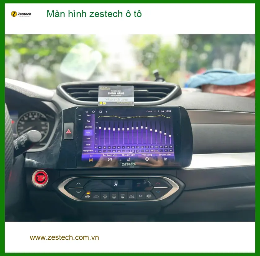 Anh Quân nâng cấp màn hình Zestech ô tô Hyundai Santa Fe chính hãng tại Quận 11