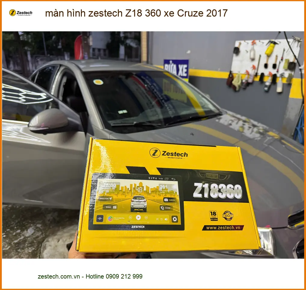 Anh Tùng nâng cấp màn hình Zestech Z18 360 cho Cruze 2017 Quận 9