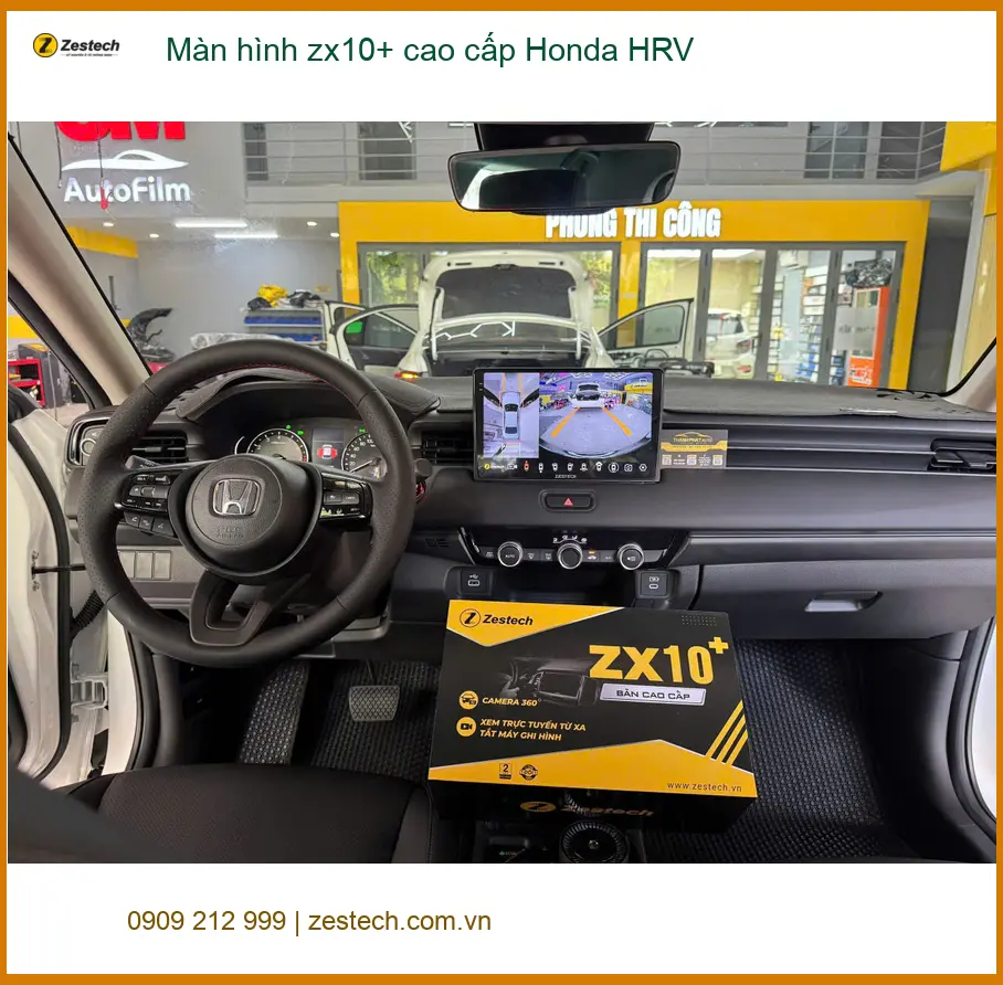 Anh Khải lắp màn hình ZX10+ cao cấp Honda HRV Quận 12 trải nghiệm tốt hơn
