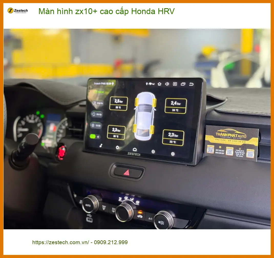 Anh Khải lắp màn hình ZX10+ cao cấp Honda HRV Quận 12 trải nghiệm tốt hơn ảnh thực tế 4