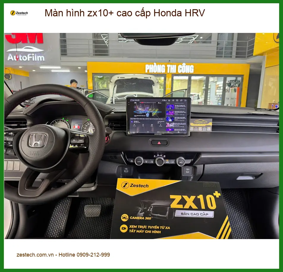 Anh Phát nâng cấp màn hình zx10+ cao cấp Honda HRV ở Bình Chánh ảnh thực tế 2