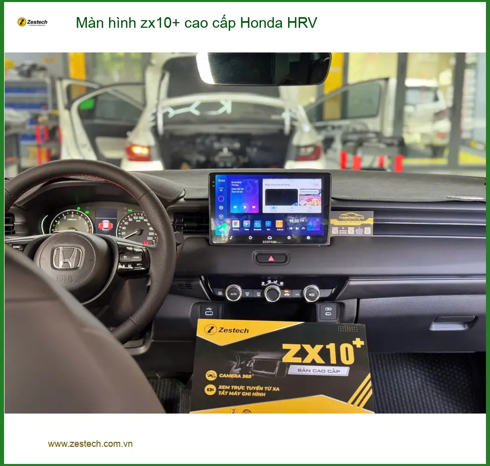 Anh Phát nâng cấp màn hình zx10+ cao cấp Honda HRV ở Bình Chánh ảnh thực tế 5