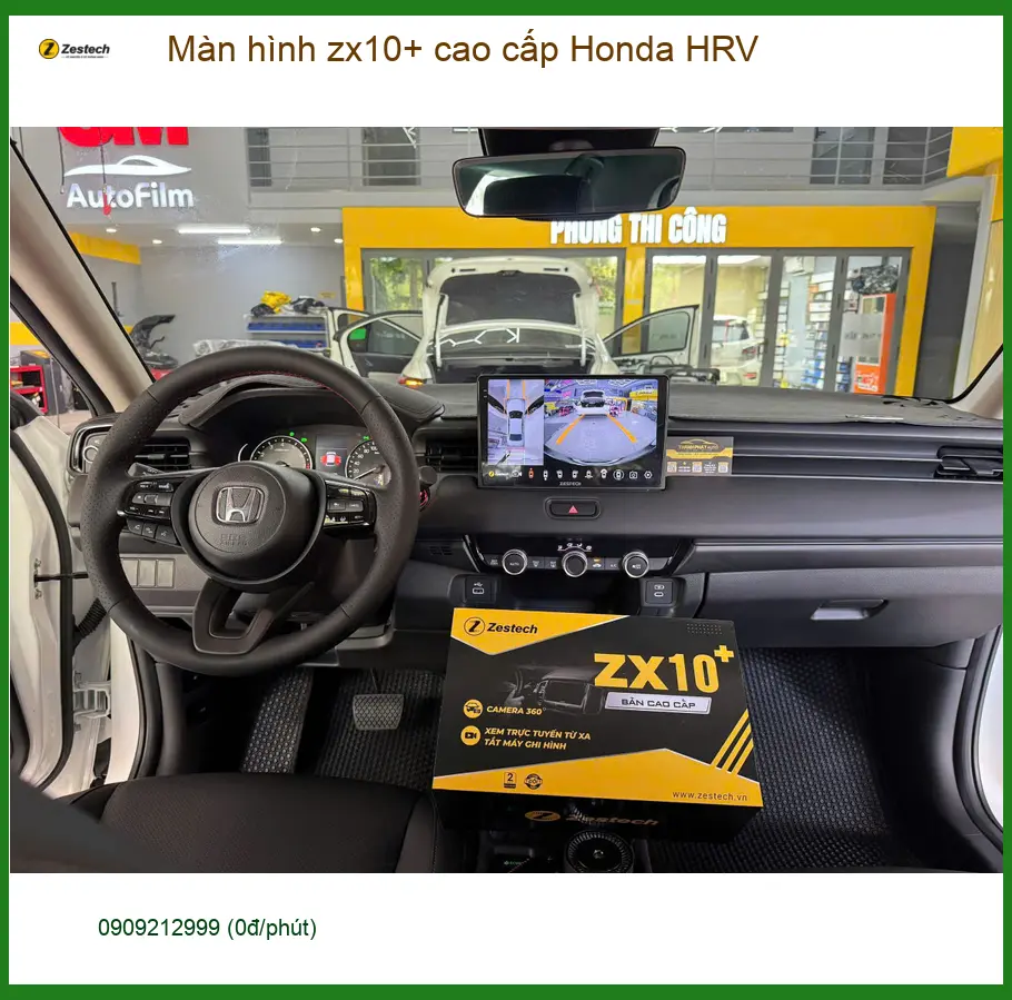 Anh Tùng lắp Màn hình zx10+ cao cấp Honda HRV Quận Tân Bình nâng tầm giải trí