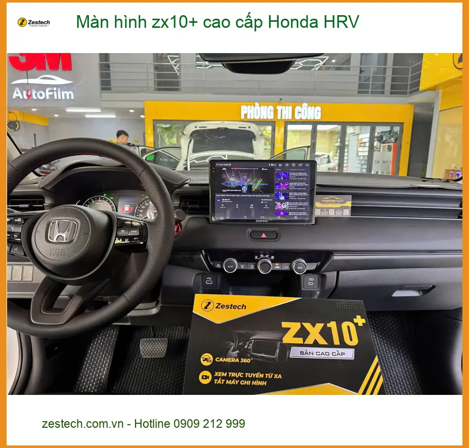 Anh Tùng lắp Màn hình zx10+ cao cấp Honda HRV Quận Tân Bình nâng tầm giải trí ảnh thực tế 4