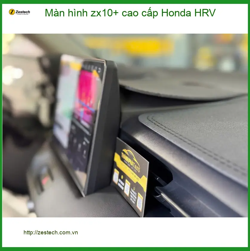 Anh Minh lắp màn hình zx10+ cao cấp Honda HRV Cần Giờ, trải nghiệm giải trí ảnh thực tế 3