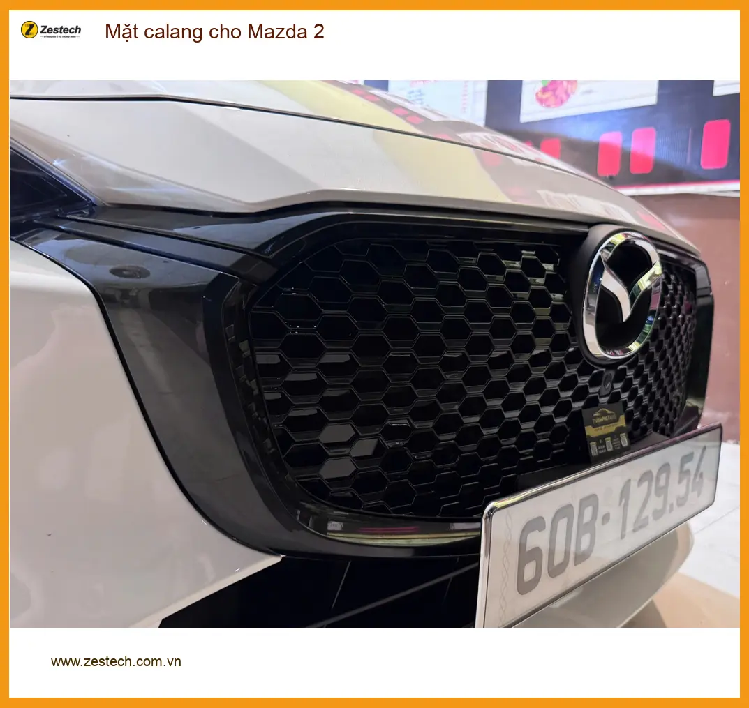 Chú Tấn độ Mặt calang cho Mazda 2 tại Quận 9 để xe trông thể thao hơn ảnh thực tế 2