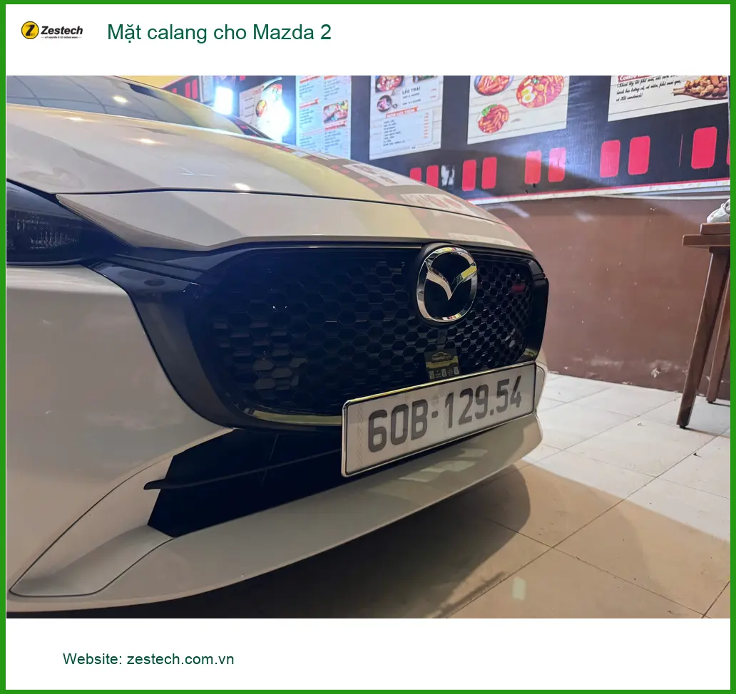 Chú Tấn độ Mặt calang cho Mazda 2 tại Quận 9 để xe trông thể thao hơn ảnh thực tế 3