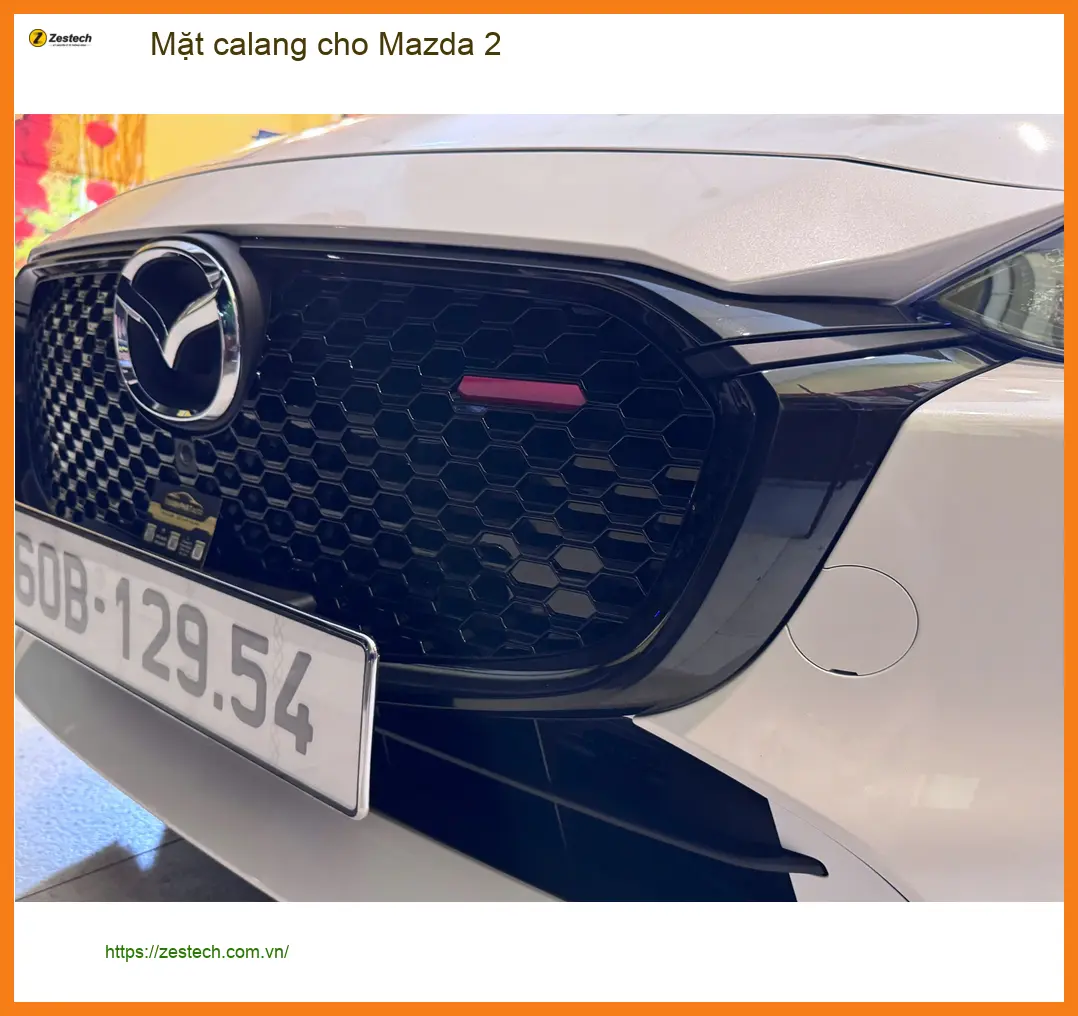 Anh Lâm nâng cấp mặt calang cho Mazda 2 tại Quận 3 để xe trông thể thao và cá tính hơn ảnh thực tế 4