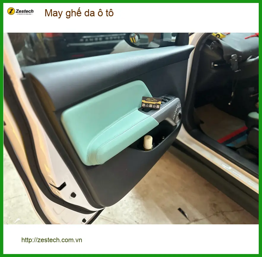 Chị Thanh may ghế da ô tô Hyundai Elantra tại Quận Thủ Đức để nội thất xe sang hơn