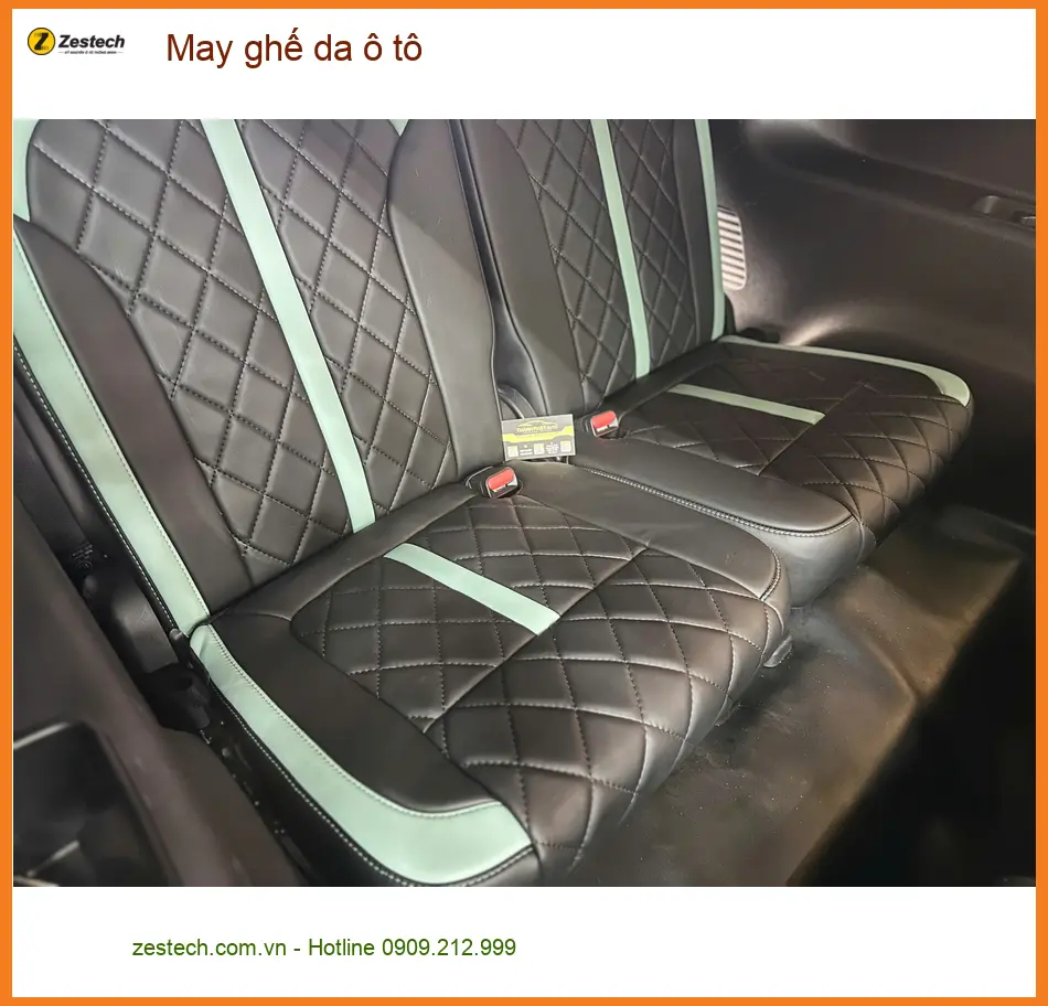 Chị Thanh may ghế da ô tô Hyundai Elantra tại Quận Thủ Đức để nội thất xe sang hơn ảnh thực tế 3