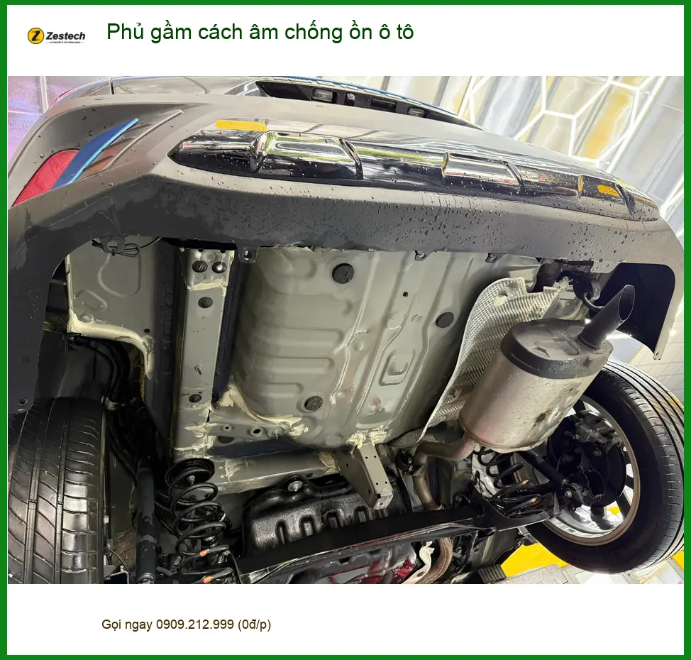 Anh Minh phủ gầm cách âm chống ồn ô tô cho Kia K3 tại Quận Bình Thạnh ảnh thực tế 2