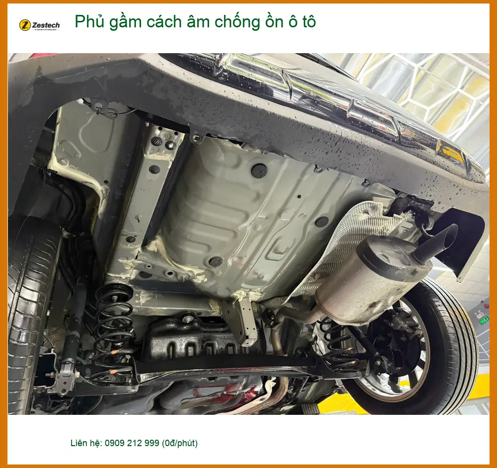 Anh Minh phủ gầm cách âm chống ồn ô tô cho Kia K3 tại Quận Bình Thạnh ảnh thực tế 4