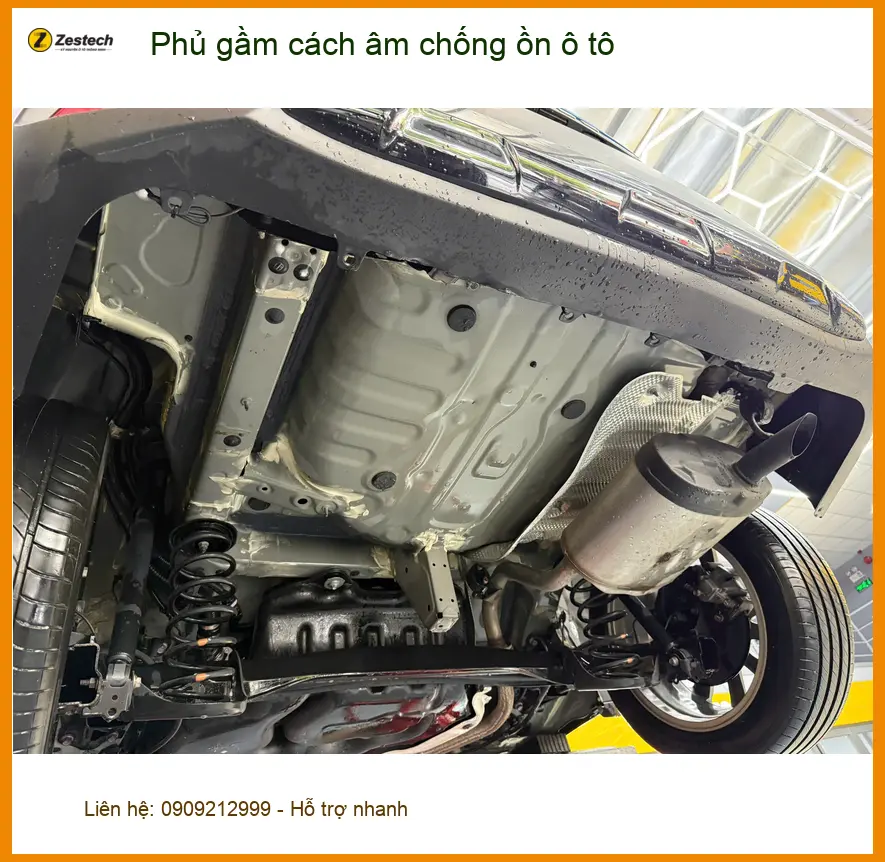 Anh Hưng phủ gầm cách âm chống ồn Kia K3 tại Quận Thủ Đức để giảm tiếng vọng ảnh thực tế 5