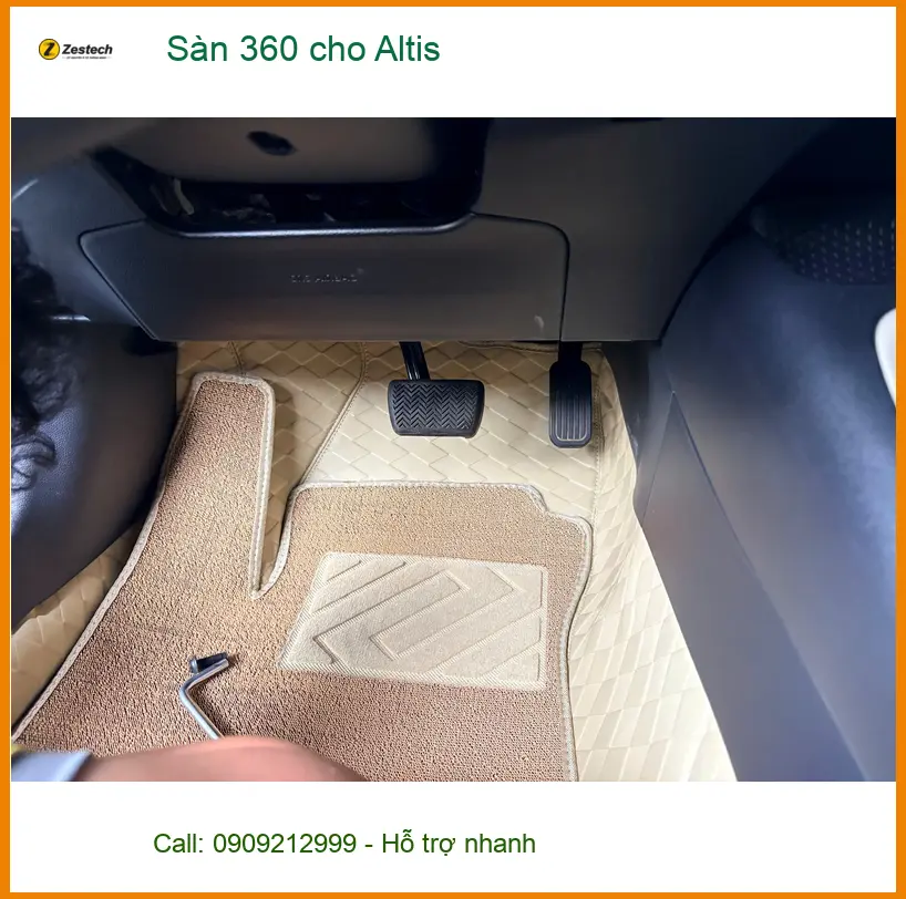 Anh Tùng lắp Sàn 360 cho Altis ở Tân Bình để nội thất luôn mới
