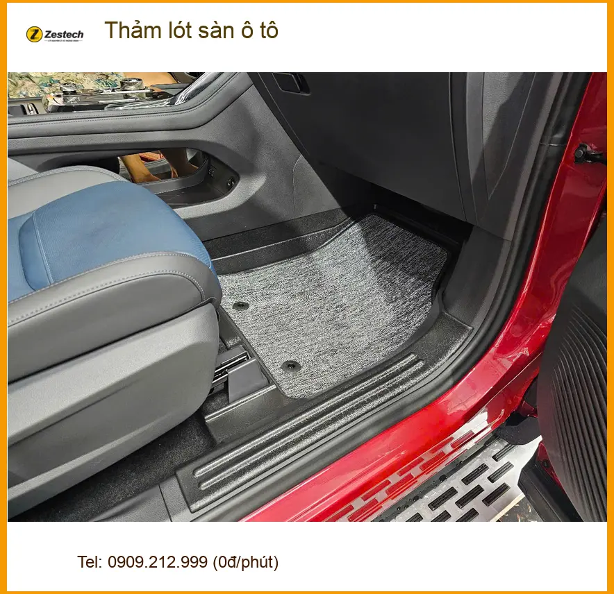 Anh Minh thay thảm lót sàn ô tô Honda CRV tại Nhà Bè để xe luôn sạch sẽ ảnh thực tế 2