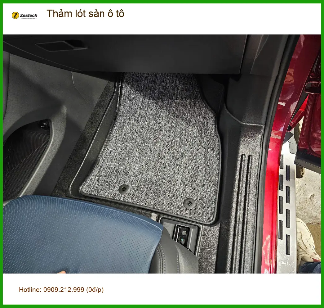 Anh Minh thay thảm lót sàn ô tô Honda CRV tại Nhà Bè để xe luôn sạch sẽ ảnh thực tế 3