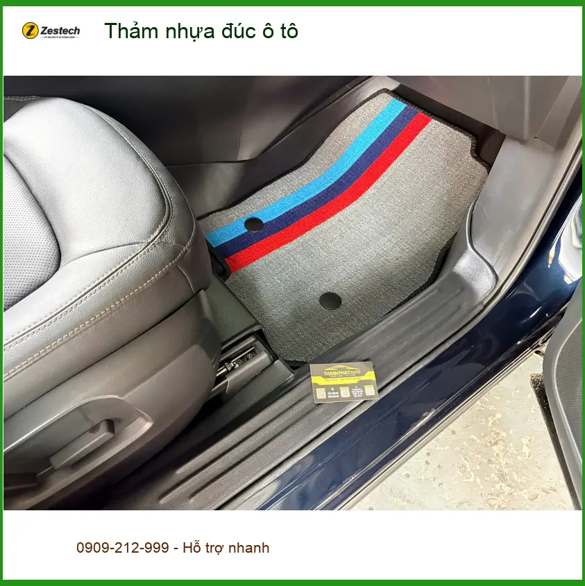 Chị Mai Anh lắp thảm nhựa đúc ô tô Hyundai Creta tại Quận 9 để nội thất sạch sẽ hơn ảnh thực tế 3
