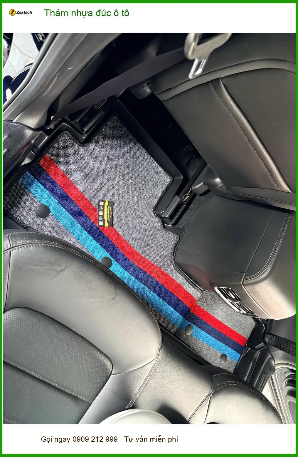 Anh Dũng Suzuki XL7 Thảm nhựa đúc ô tô tại Hóc Môn để dễ vệ sinh mùa mưa ảnh thực tế 3