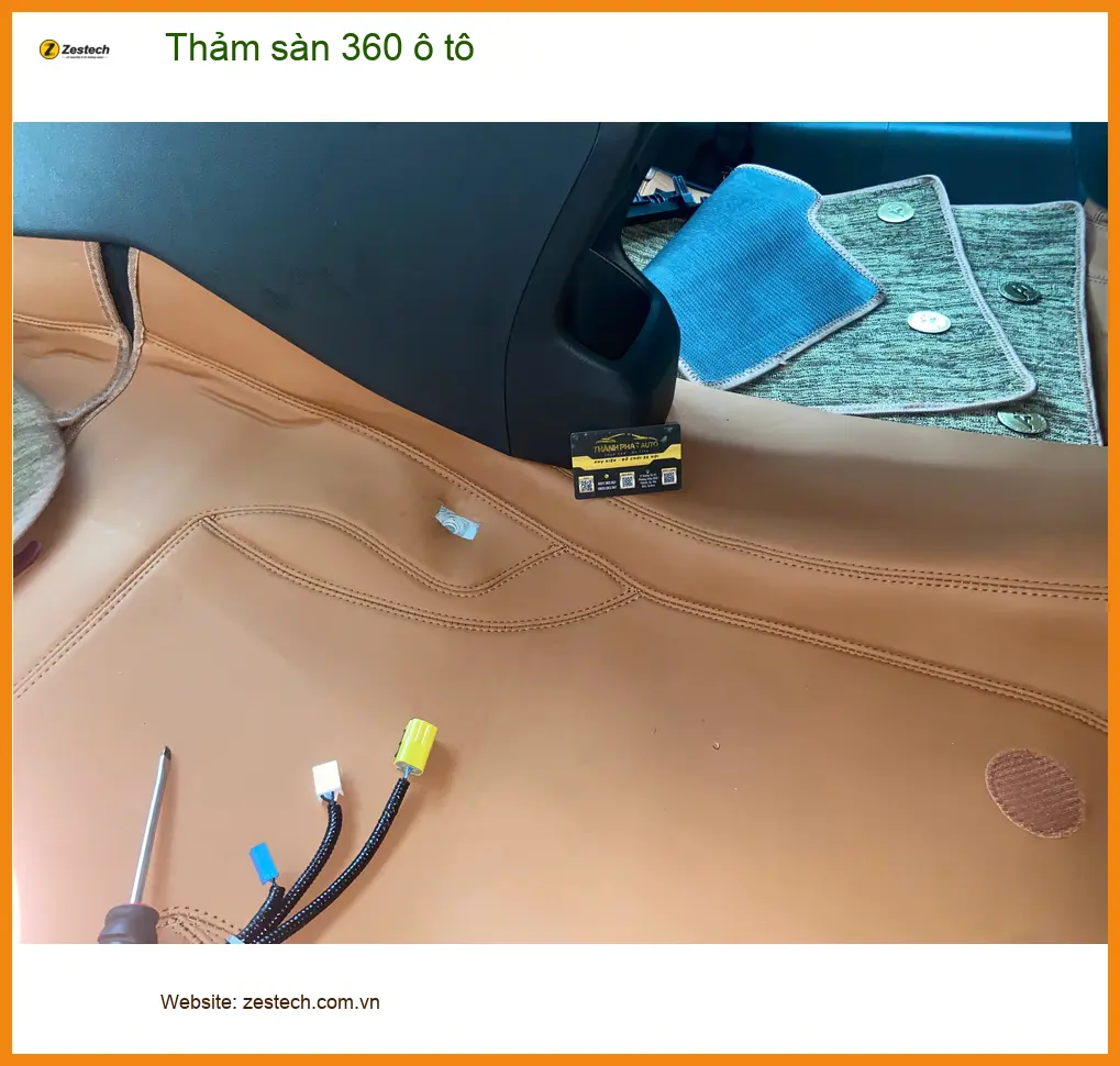 Anh Minh thay thảm sàn 360 ô tô Mazda CX-5 tại Nhà Bè ảnh thực tế 3