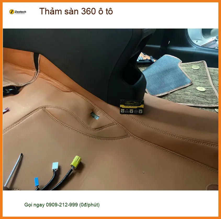Anh Minh thay thảm sàn 360 ô tô Mazda CX-5 tại Nhà Bè ảnh thực tế 4