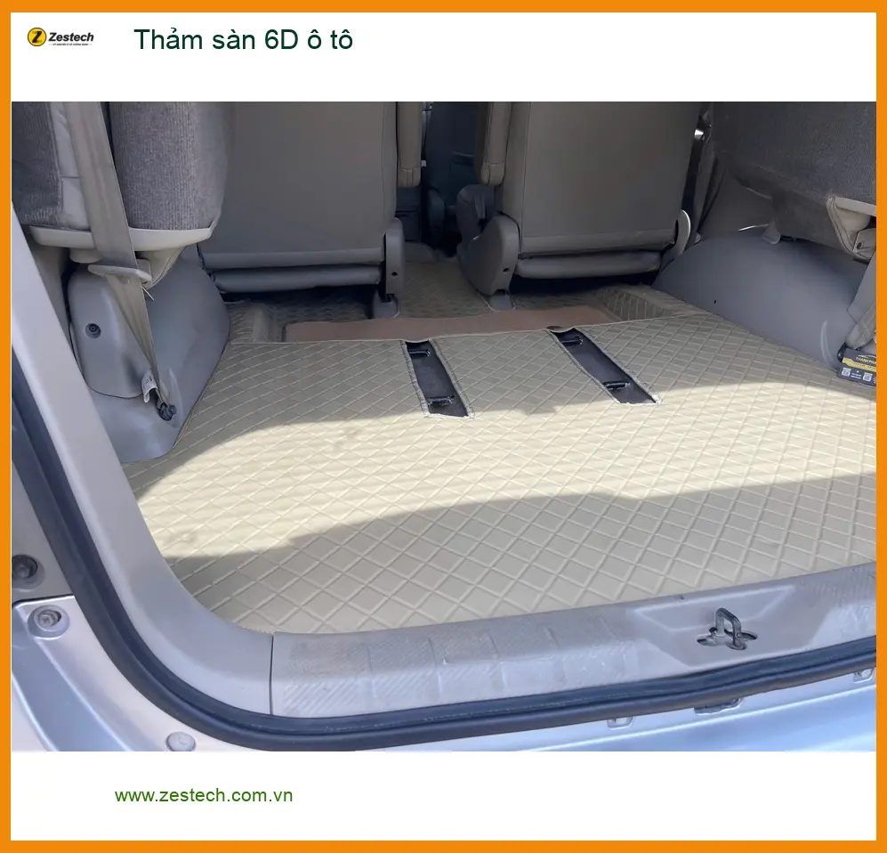 Chị Thảo lắp thảm sàn 6D ô tô Honda CR-V tại Củ Chi để nội thất luôn sạch đẹp ảnh thực tế 2