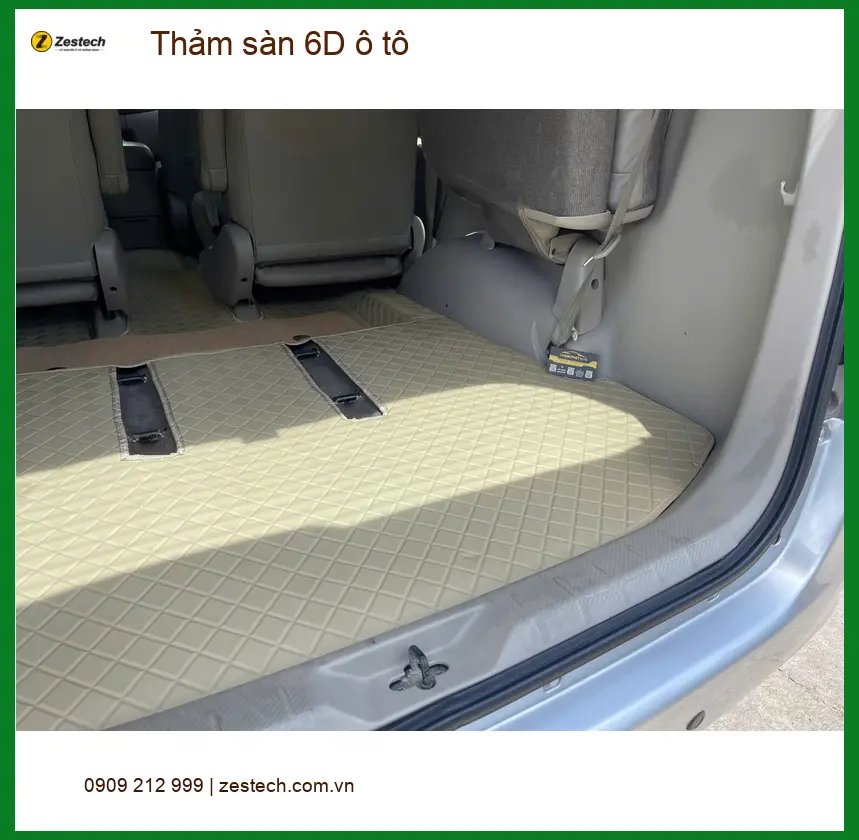 Chị Thảo lắp thảm sàn 6D ô tô Honda CR-V tại Củ Chi để nội thất luôn sạch đẹp ảnh thực tế 3