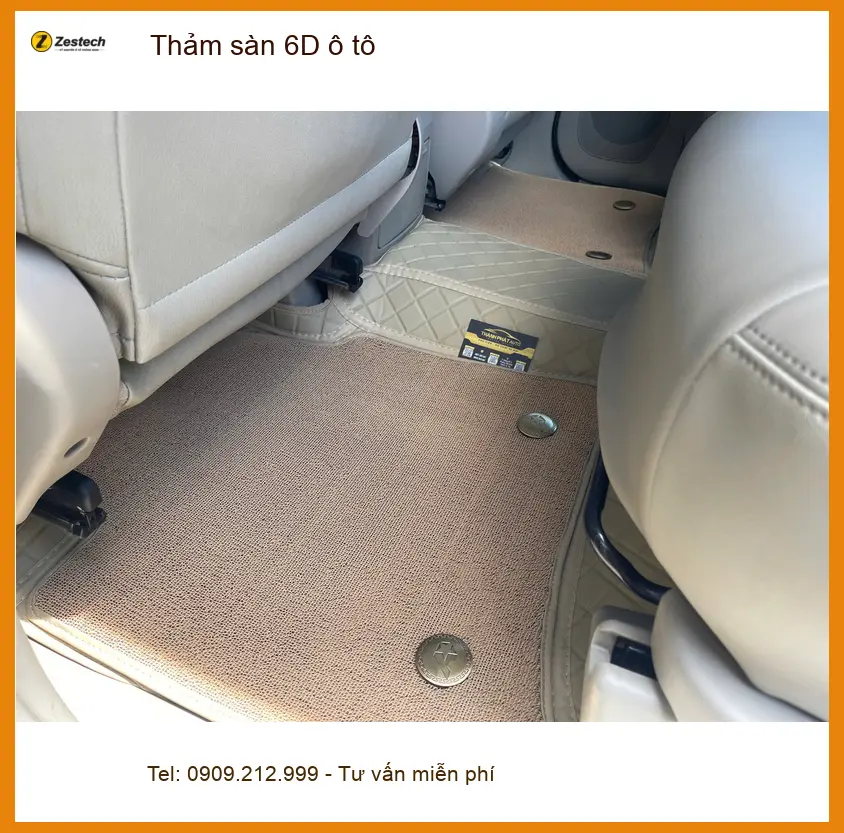Chị Thảo lắp thảm sàn 6D ô tô Honda CR-V tại Củ Chi để nội thất luôn sạch đẹp ảnh thực tế 4