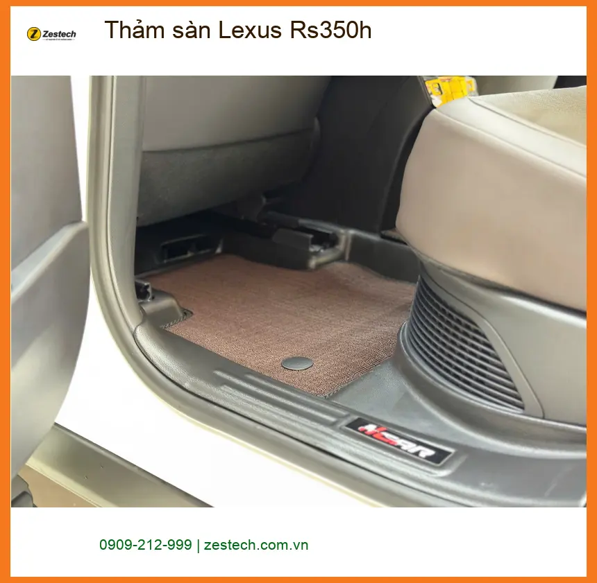 Anh Trường thay thảm sàn Lexus Rs350h Quận 2 - Sản phẩm chính hãng ảnh thực tế 2
