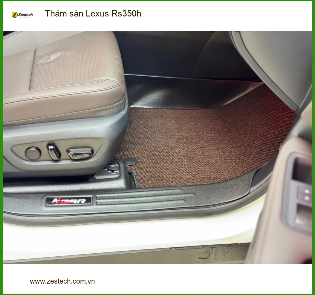 Anh Trường thay thảm sàn Lexus Rs350h Quận 2 - Sản phẩm chính hãng ảnh thực tế 4