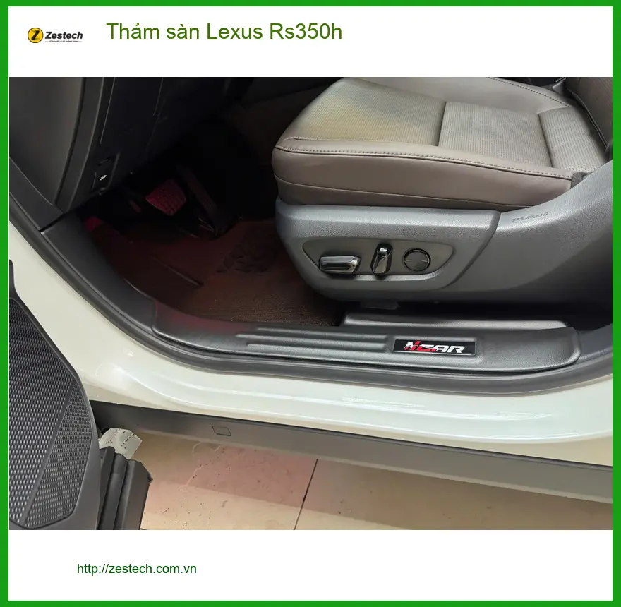 Chị Mai lắp thảm sàn Lexus Rs350h tại Cần Giờ bảo vệ sàn xe tối ưu