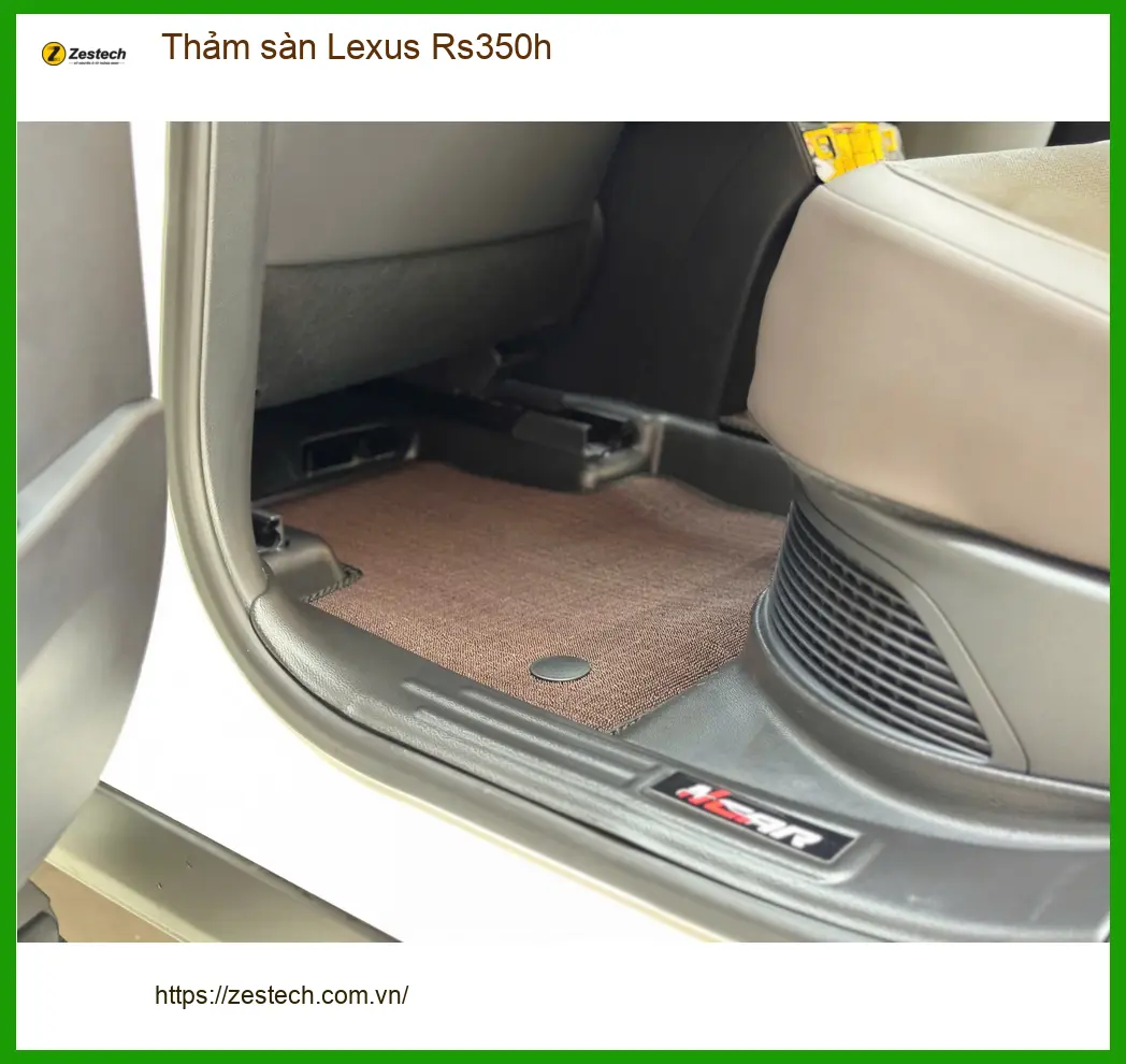 Chị Mai lắp thảm sàn Lexus Rs350h tại Cần Giờ bảo vệ sàn xe tối ưu ảnh thực tế 2