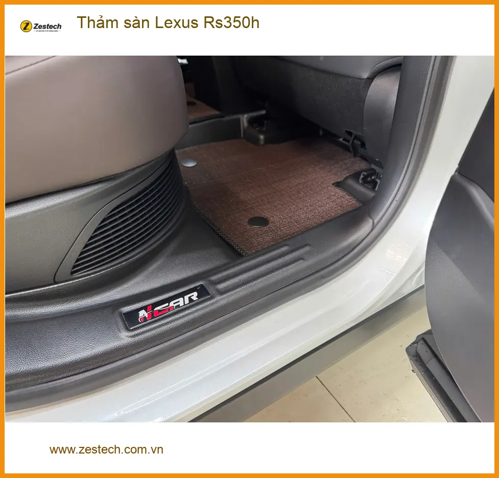 Anh Quang cần lắp thảm sàn Lexus RS350h chất lượng cao ở Hóc Môn ảnh thực tế 2