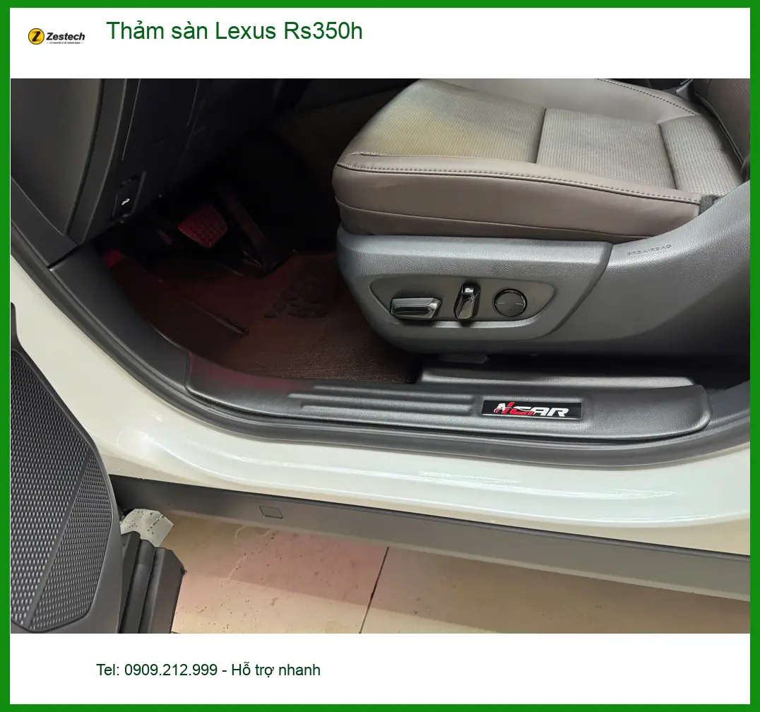Anh Quang cần lắp thảm sàn Lexus RS350h chất lượng cao ở Hóc Môn ảnh thực tế 3